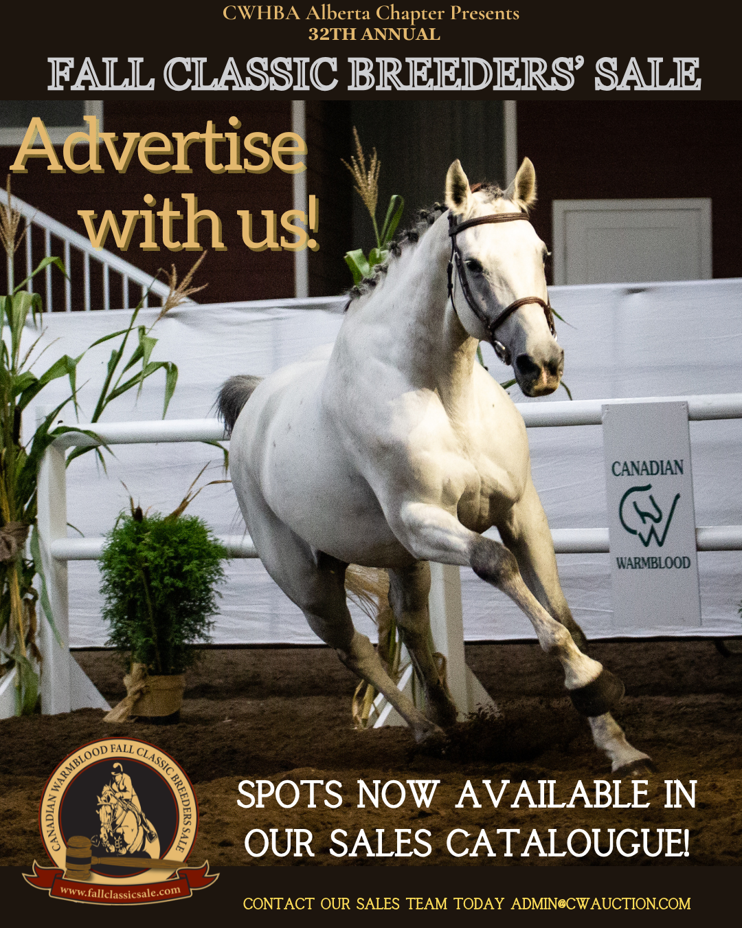 Advertise with Fall Classic Breeder’s Sale